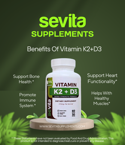Vitamin K2 + D3 60 Capsule
