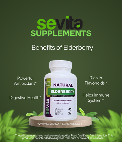 Elderberry extra strength formula 60 Capsule
