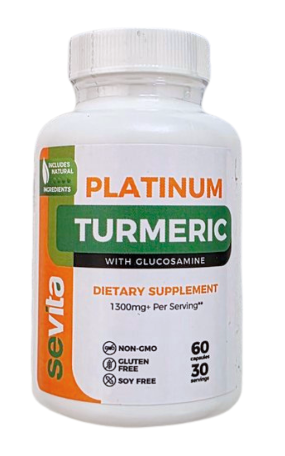 Sevita Platinum Turmeric with Glucosamine 60 Capsule
