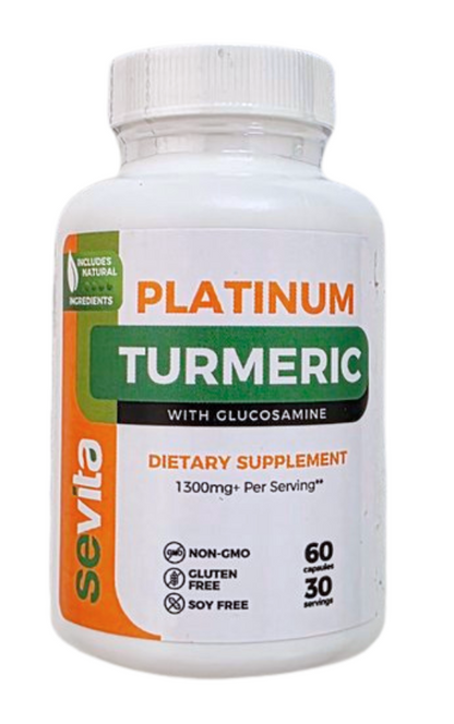 Sevita Platinum Turmeric with Glucosamine 60 Capsule