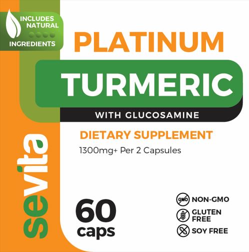 Sevita Platinum Turmeric with Glucosamine 60 Capsule