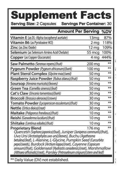 Sevita Healthy Prostate 60 Capsule