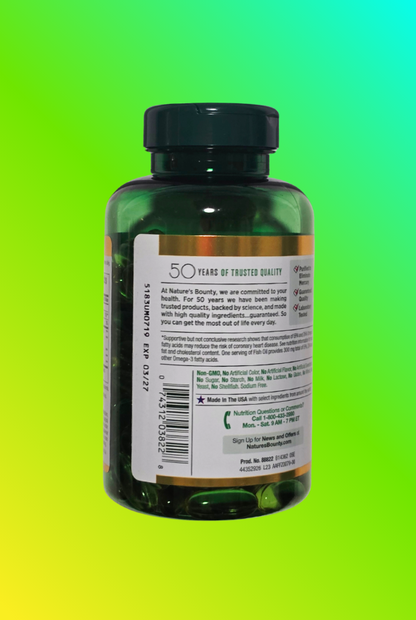 Fish Oil 1000mg  Omega -3  145 Softgels