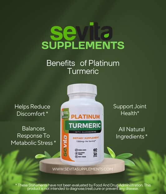 Sevita Platinum Turmeric with Glucosamie 60 Capsule