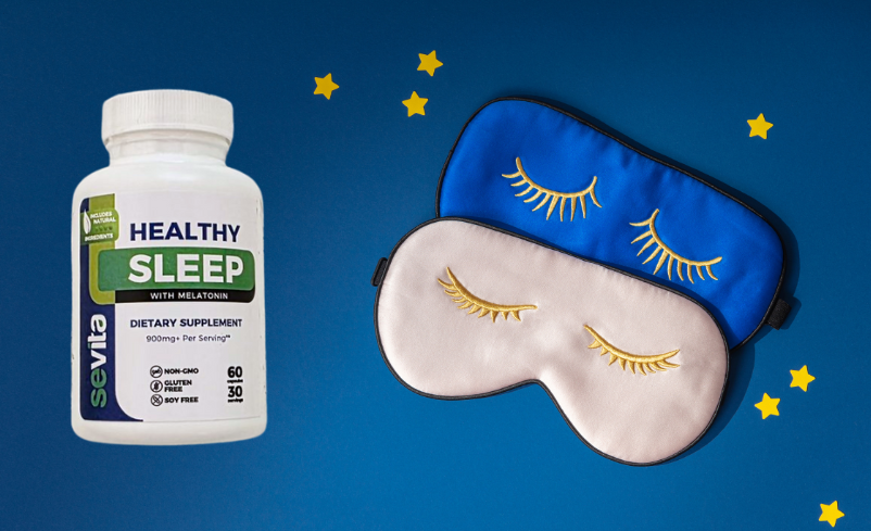 Sevita Healthy Sleep with Melatonin 60 Capsules.