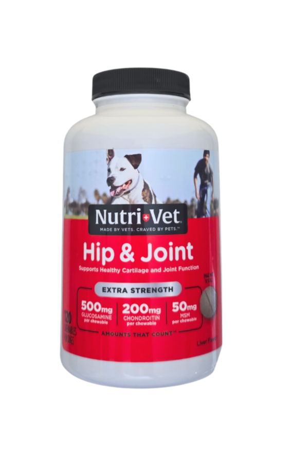 Hip And Joint Extra Strength For Dogs  120 Chewables