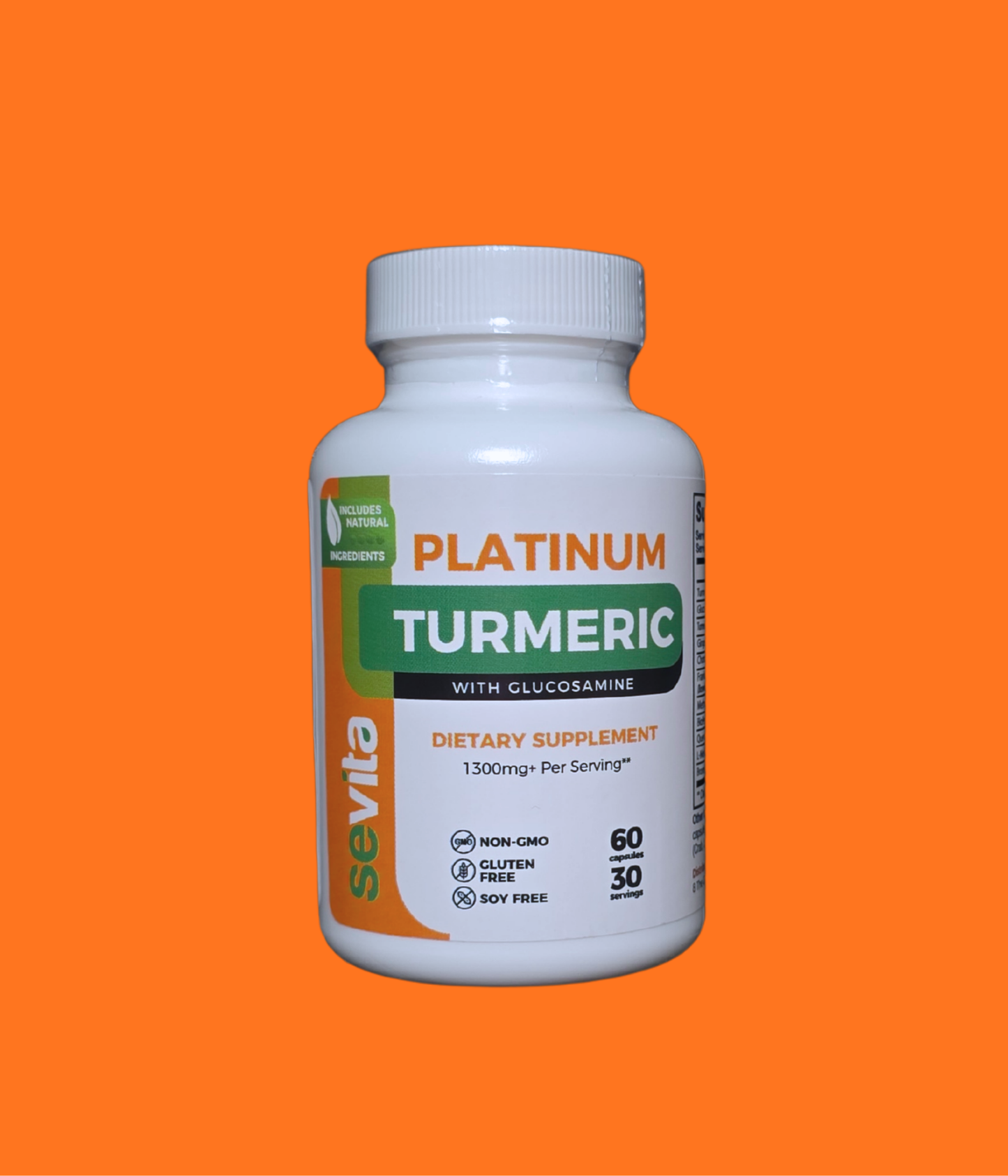 Sevita Platinum Turmeric with Glucosamie 60 Capsule